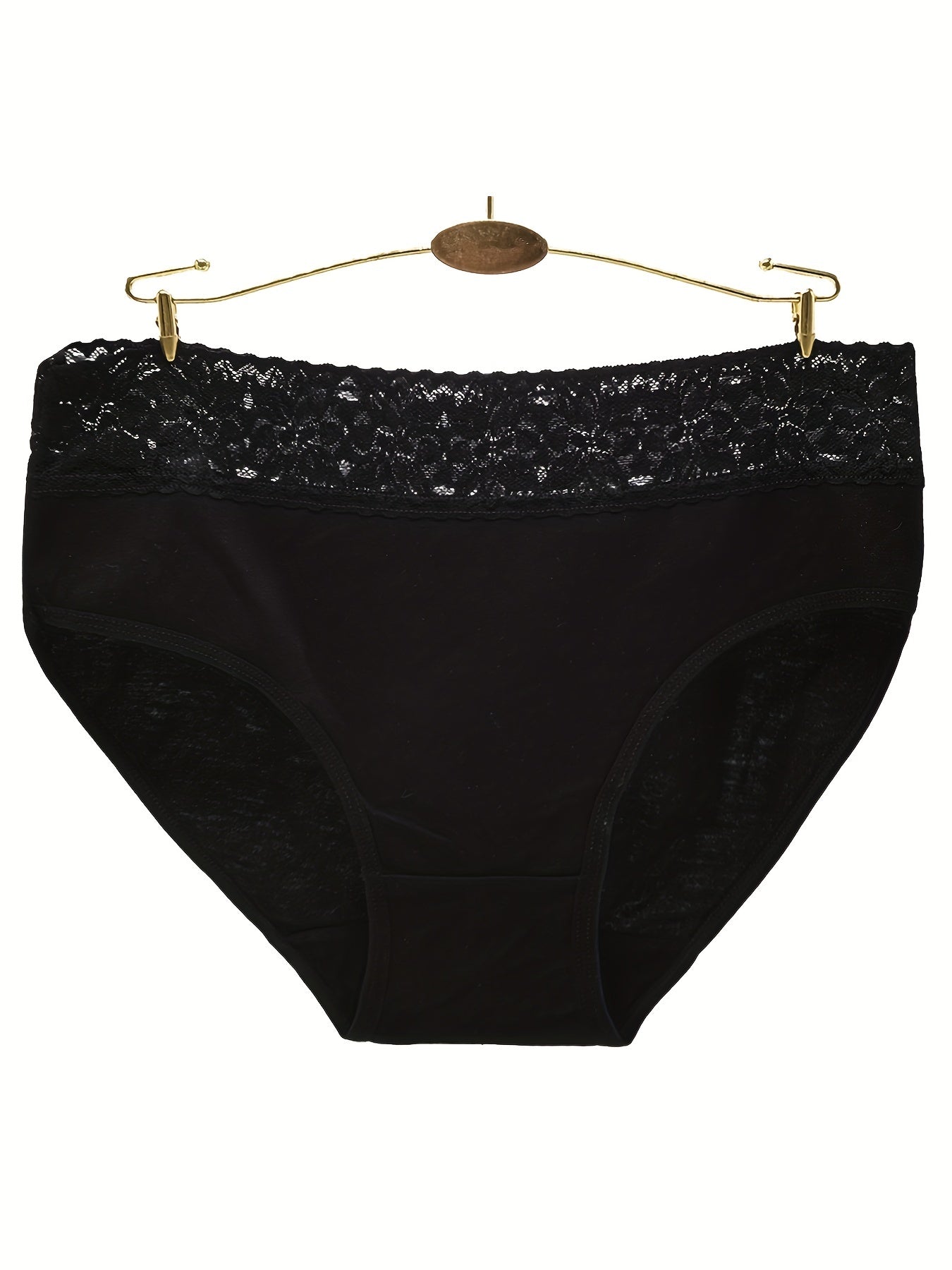 6pcs Lace Briefs Mid Rise Intimates Panties Women's Lingerie