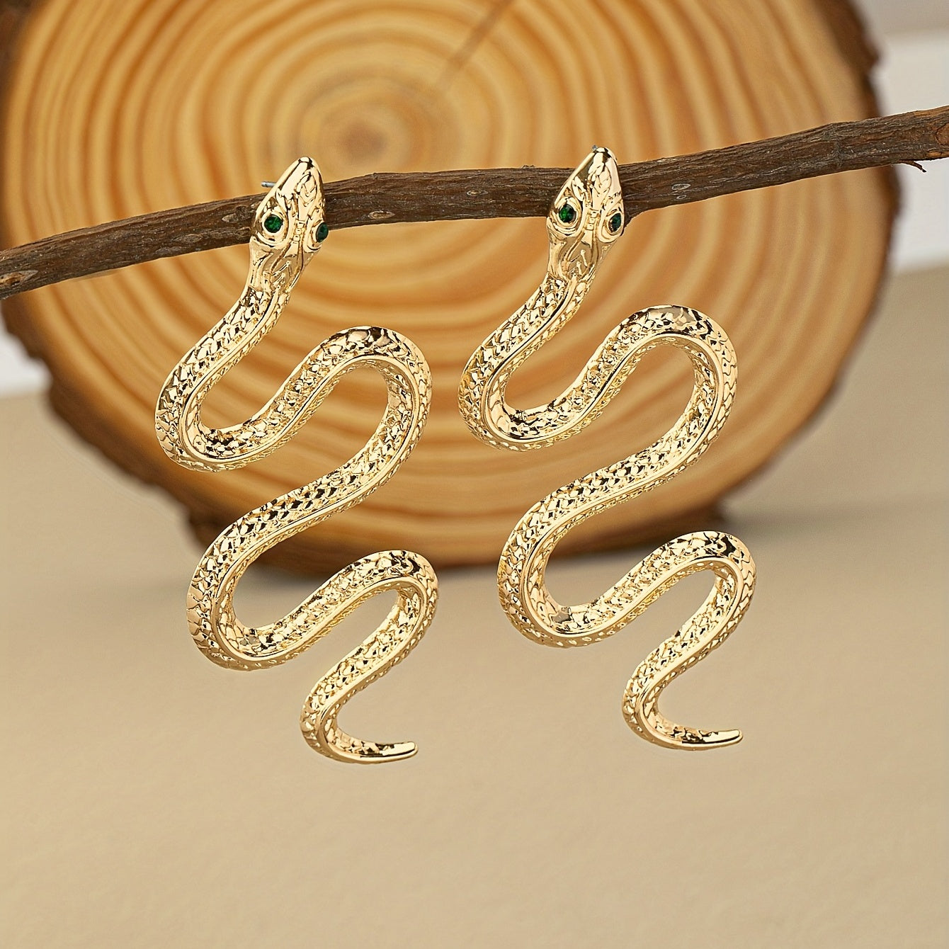 Snake Party Earrings 14K Plated Jewelry For Women Girls