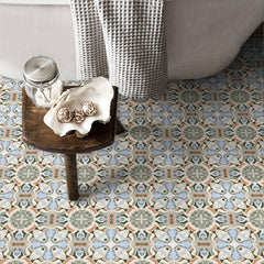 9pcs Mediterranean Print Matte Thickened Waterproof Decal