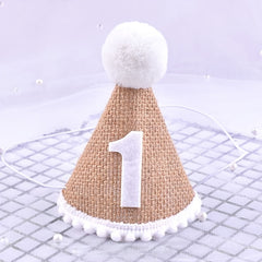 One Year Old Baby Birthday Hat Photo Prop