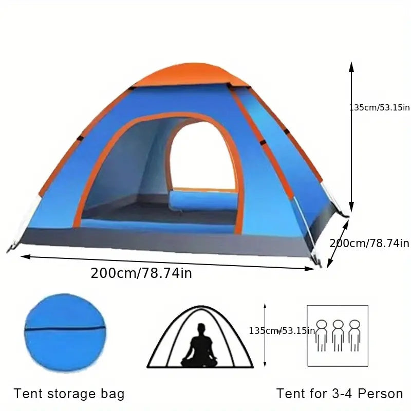 Waterproof Automatic Quick Opening Tent Portable Hydraulic Tent