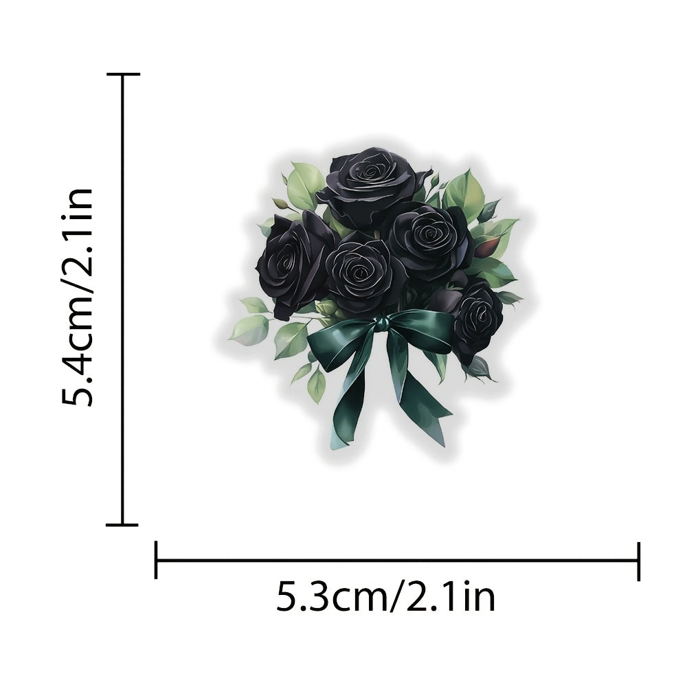 GOTHIC Dark Castle Rose Transfer Paper 50pcs for Journals Bottles DIY C
