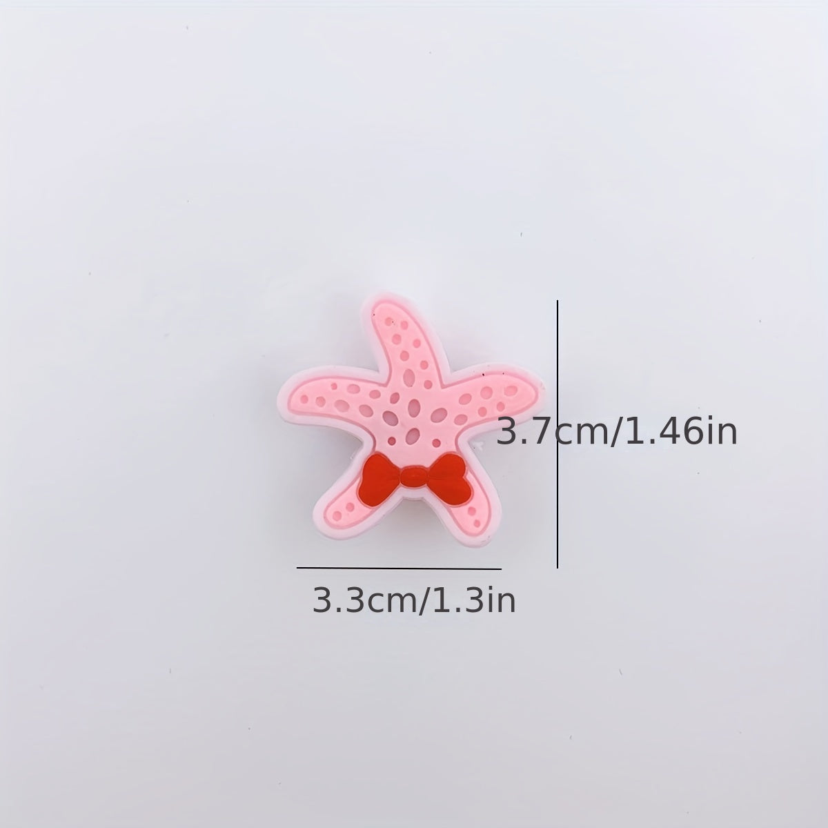20pcs Starfish Pattern Shoe Buckle Clogs DIY Accessories Charm Sandals Decor