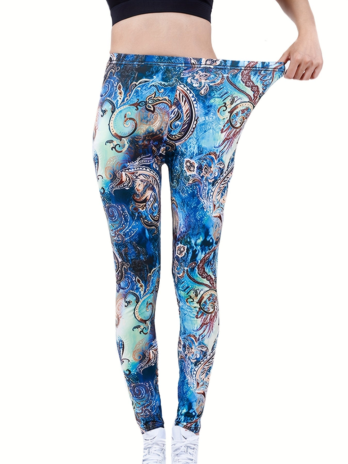 Vintage Hollow Ghost Print Comfortable Pants