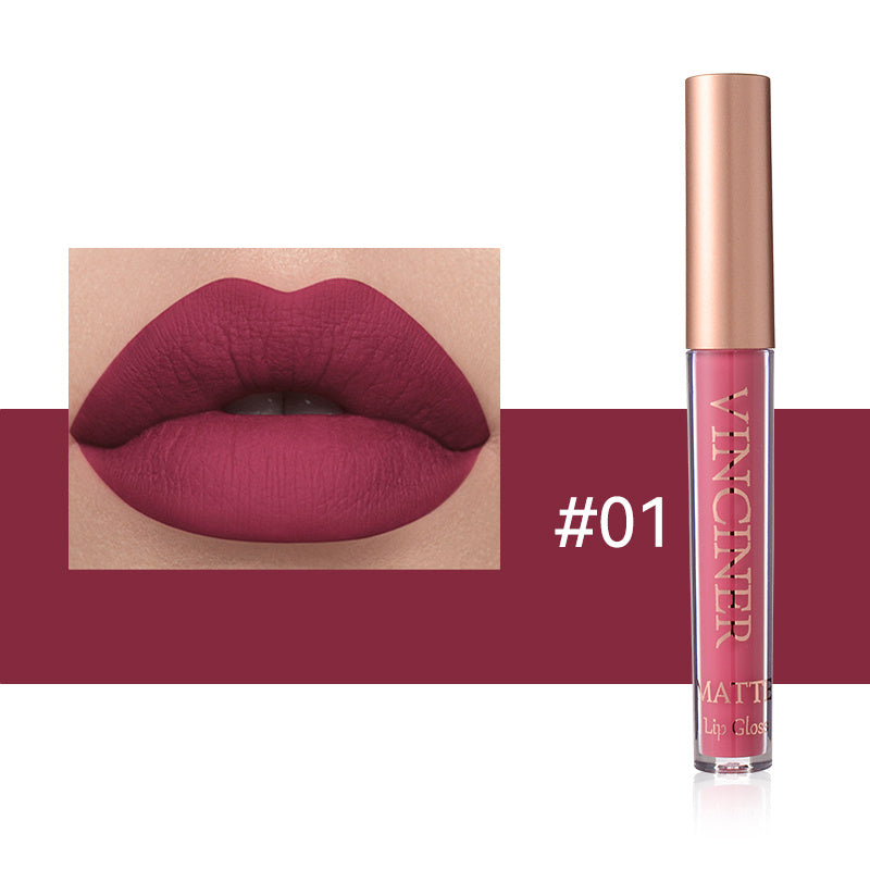 Matte Velvet Lip Glaze Long Lasting Non Sticky Liquid Lipstick