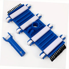 14 Inch Weighted Pool Vacuum Head w/ Side Brushes for Above/Inground Pool
