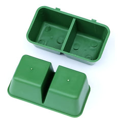 Durable Plastic Bird Food Boxes 3pcs Parakeet Feeder