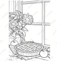 Deluxe Relax Painting Coloring Book for Adults - Thickened Paper - 22 Pages