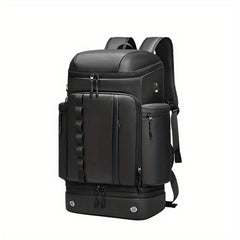 Outdoor Hiking Backpack 50L with Shoe Compartment Waterproof Laptop Bag