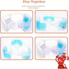 Ant Farm Castle Science Learning Kit with Habitat Gel 3D Maze Ecosystem