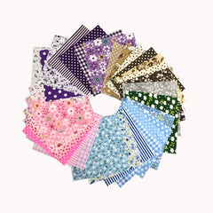 30pcs Colorful Cotton Fabric Cloth Patchwork DIY Craft Material Random