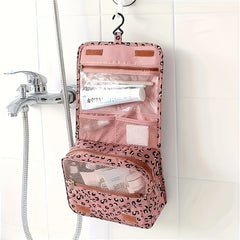 Waterproof Cosmetic Bag with Hook for Travel Toiletries