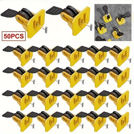 50pcs Tile Leveling System Reusable Floor Wall Tile Leveling Tool