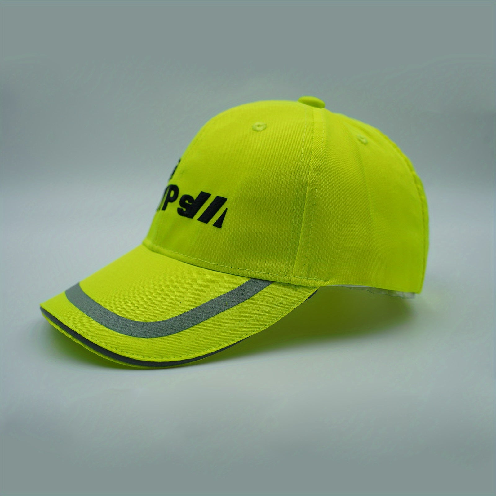 Fluorescent Reflective Baseball Cap Alphabet Embroidery