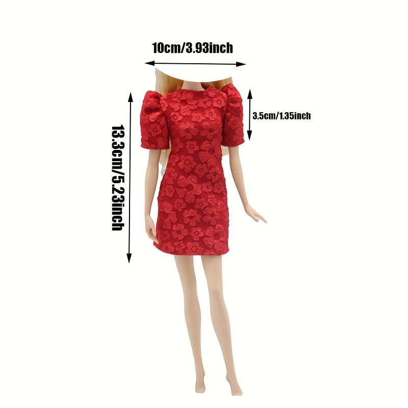 Wedding Dress up Toy For Girl Doll Clothes
