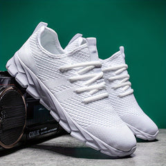 Breathable Mesh Running Shoes Slip On Athletic Outdoor Men's Sneakers