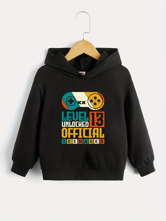 Gamepad Series Boys Hooded Sweatshirt