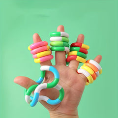 Colorful Plastic Brain Teasers for School and Home - Focus Fidget Toys