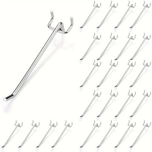 25pcs Pegboard Hooks Pegboard Accessories for Garage Organization