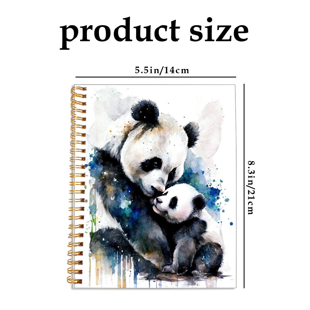 Panda Mother and Baby Notebook - Perfect for Journaling