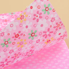 7pcs Printed Cotton Quilting Sewing Patchwork DIY Pink Series