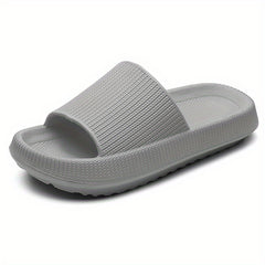 Men's Slip On Platform Slides Open Toe Slippers