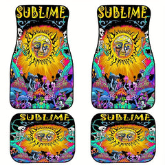 4pcs Car Floor Mats Non-slip Water absorbent Stain resistant Mats