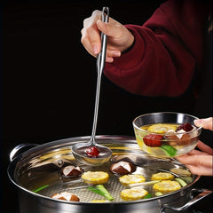 304 Stainless Steel Slotted Spoon Long Handle Tablespoons