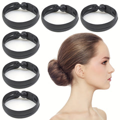 Hair Bun Maker Snap and Roll Bun Hair Tool Curly Hair Styling Tools