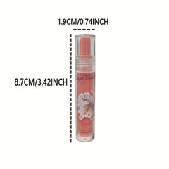 Cat Print 6 Jelly Lip Gloss Long Lasting Dew Sparkle Transparent Film