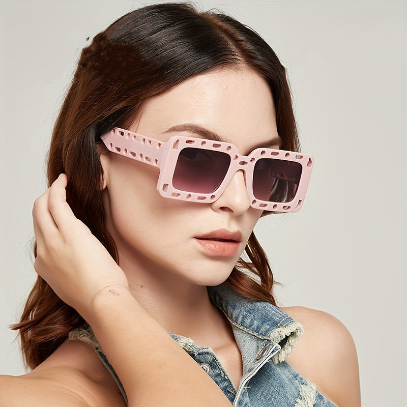Y2K Square Sunglasses Beach Club Props Glasses UV400