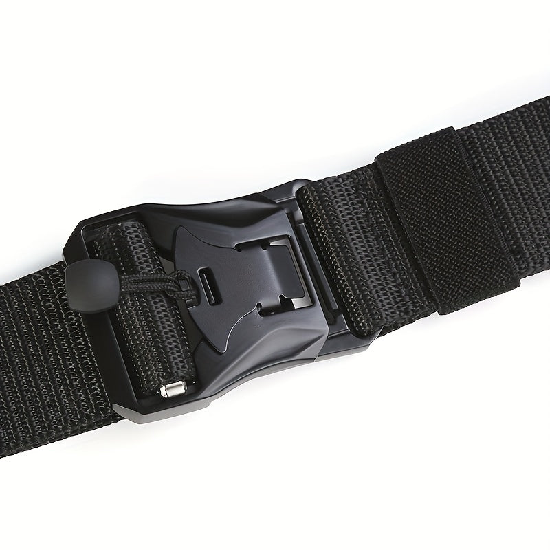 Outdoor Tactical Nylon Magnetic Buckle Belt For Men