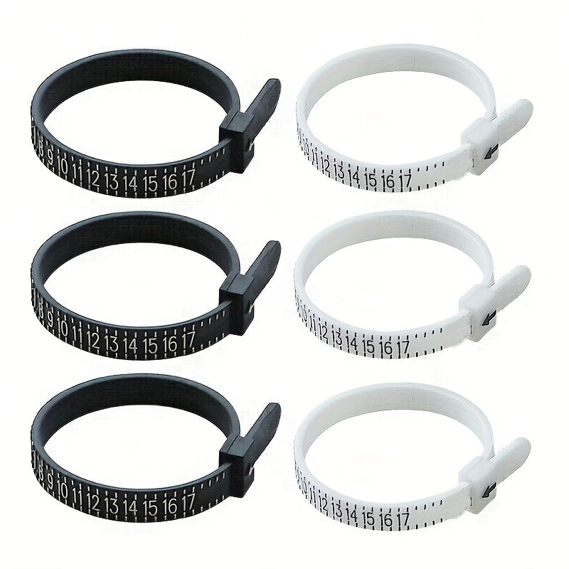Ring Sizer Measuring Set Gauge Measure Tool Jewelry Sizing Tools 1-17 Rings Size
