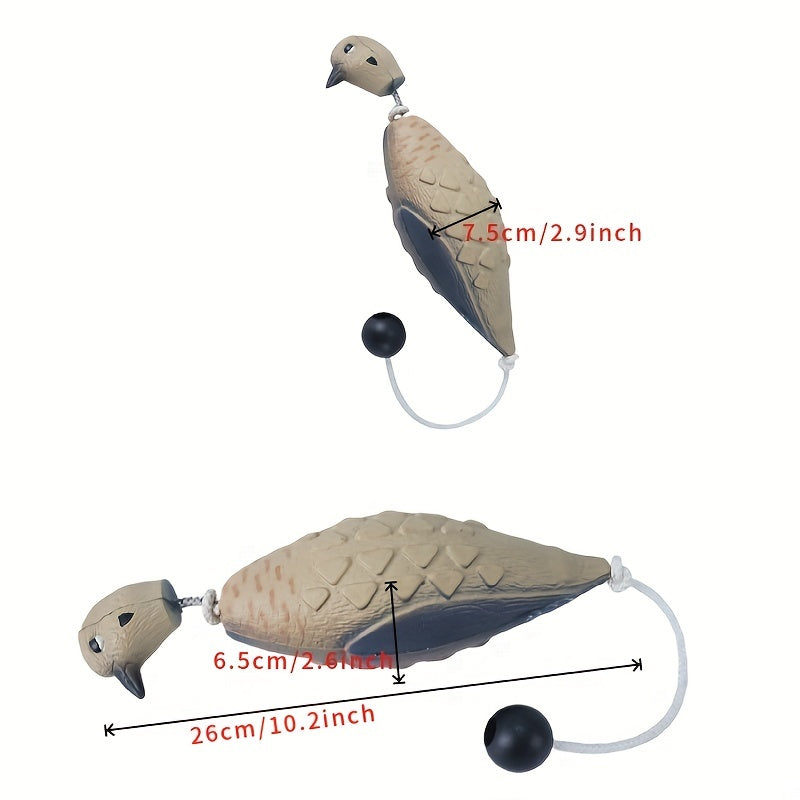 Durable Bird Chew Toy for Dogs Tough and Squeaky Teeth Grinding Toy