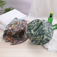 Jungle Print Bucket Hat Unisex Outdoor Hat