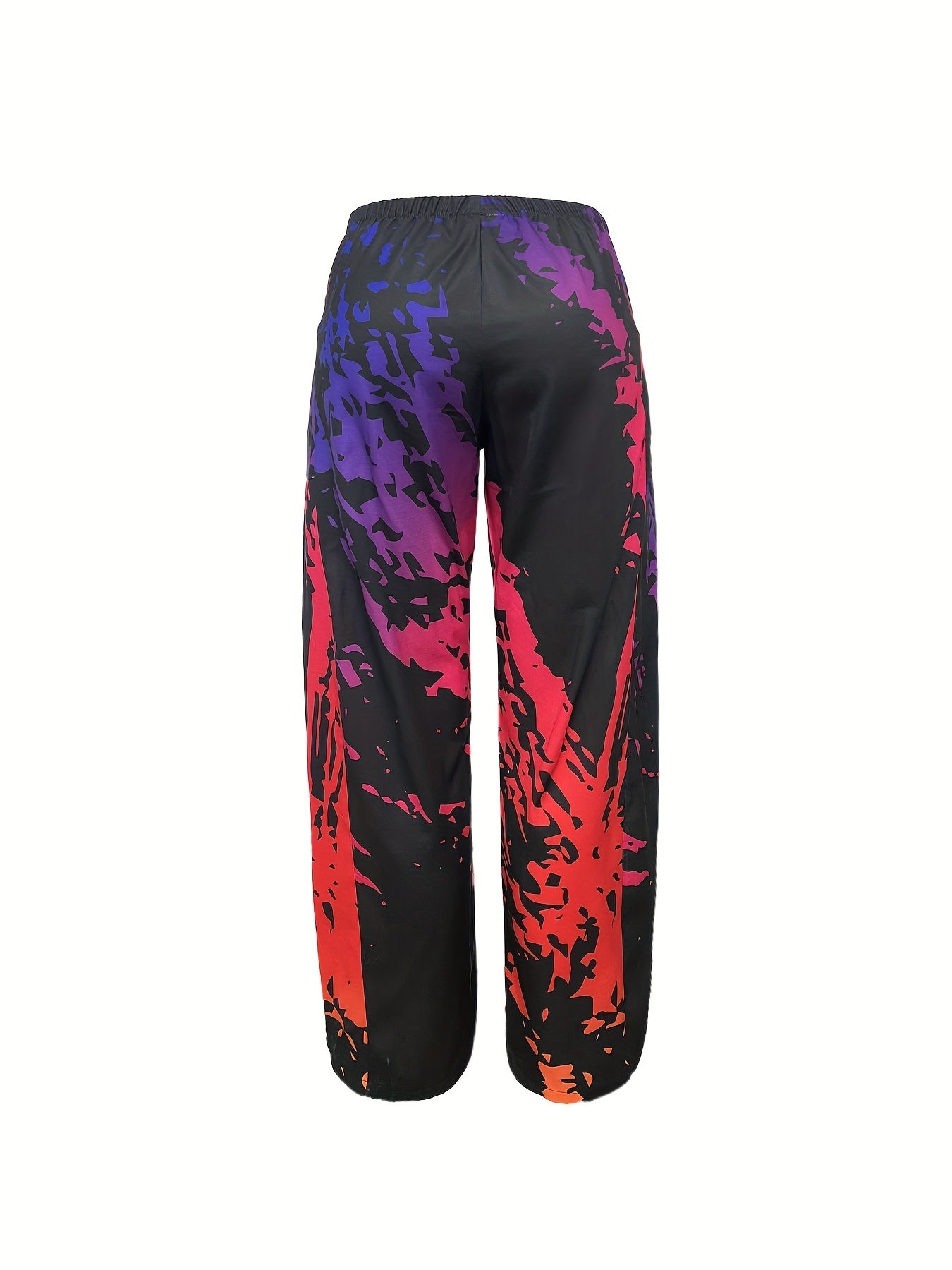  Tie Dye Wide Leg Pants With Pockets