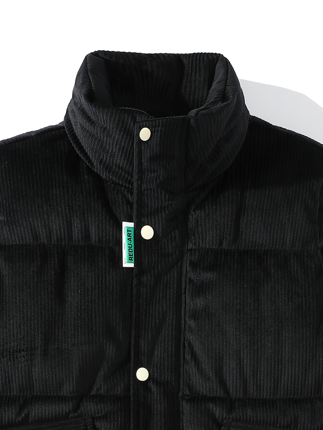 Men's Stand Collar Thermal Vest for Autumn Winter