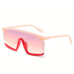 Y2K Gradient Shield Sunglasses UV400