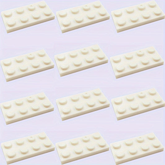 12 Set 2x4 Short Bricks in 15 Colors for DIY Architectural Scenery