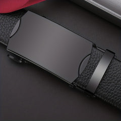 Men's Auto Buckle Belt For Business Husband Father