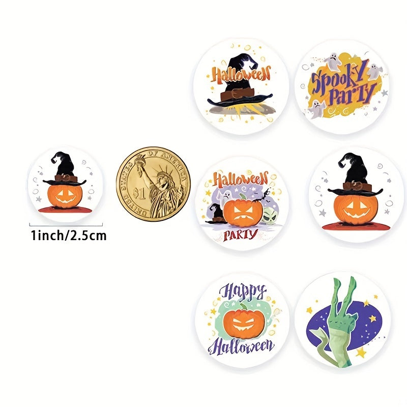 500pcs Halloween Happy Animals Stickers