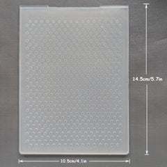 Arrival Dot Embossing Folders DIY Paper Cutting Dies Scrapbooking Plastic