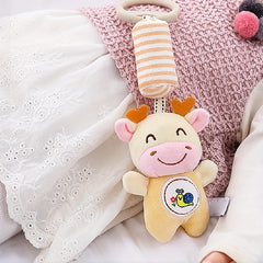 Soothing Doll Baby Bedside Bell Car Rattle 0-1 Year Old Stroller Pendant Toy