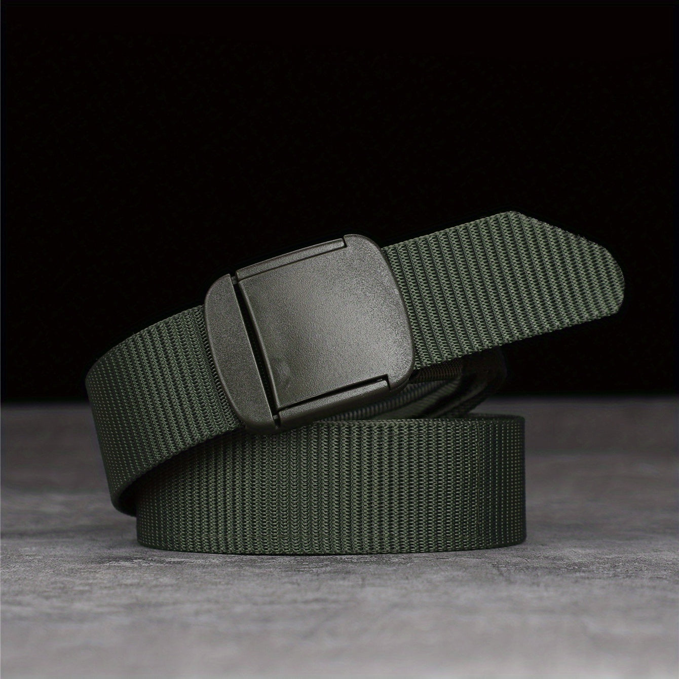 Men's Tactical Leather Belt with Zipper - Outdoor Belt