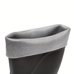 Men's High Top Rain Boots, Waterproof Non-slip Galoshes