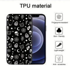 Halloween Horror Print Durable Phone Case for iPhone 5-15 Pro Max