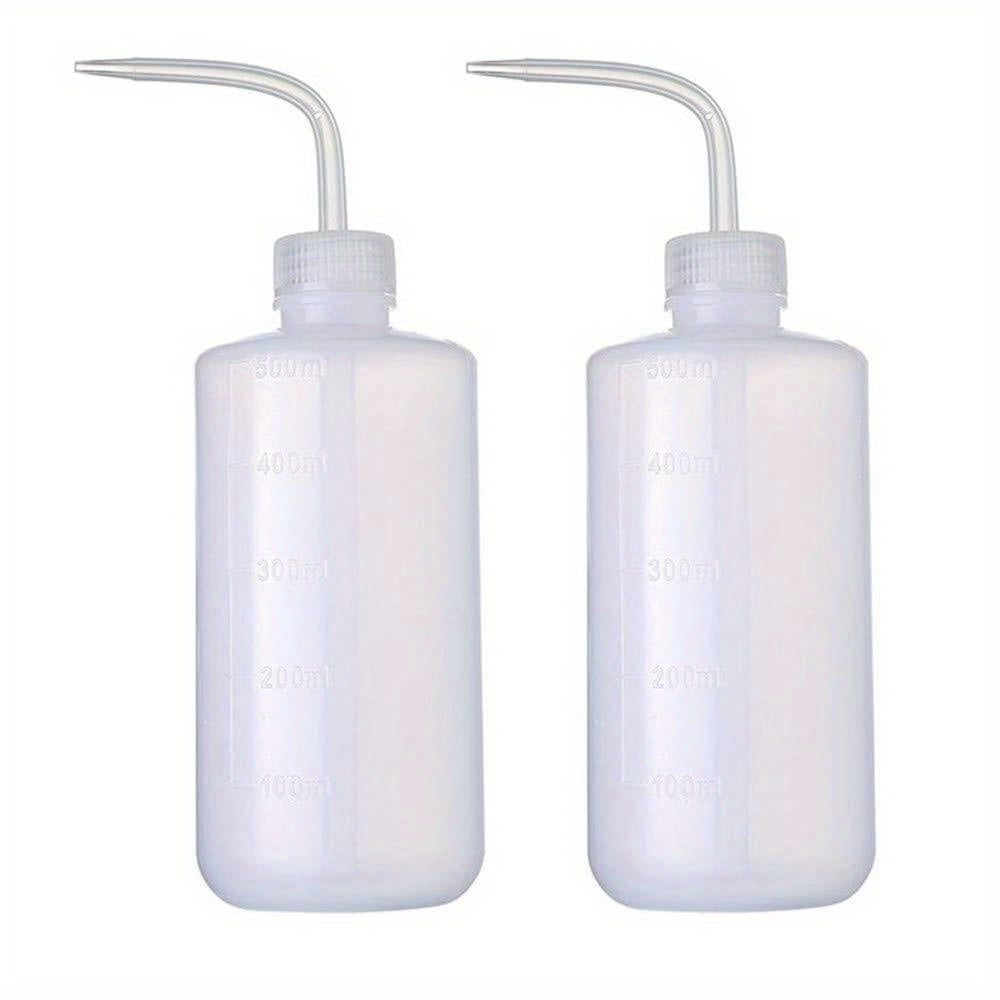 2pcs Inverted Plastic Squeeze Bottles 250ml & 500ml