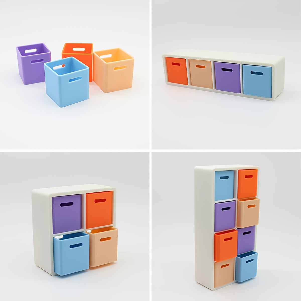 1:12 Scale Storage Rack Kit Organizer Box for Minihouse