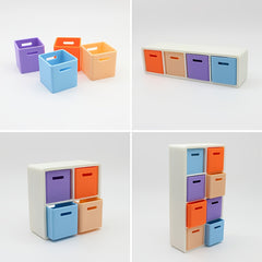 1:12 Scale Storage Rack Kit Organizer Box for Minihouse