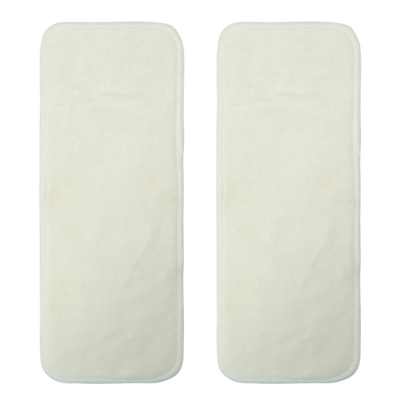 2PCS Mumsbest Bamboo Diaper Inserts Reusable & Washable Nappy Liners